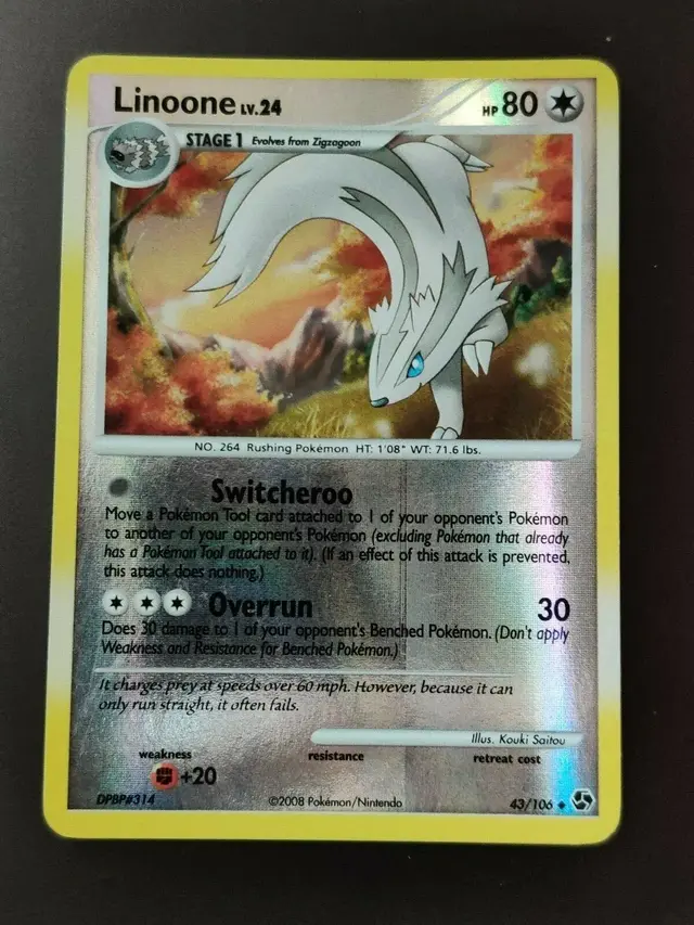 Linoone [Reverse Holo] - Pokemon Great Encounters #43