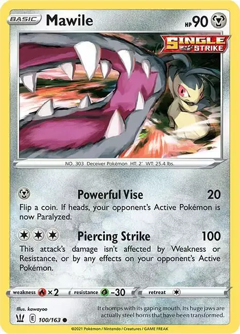Mawile [Reverse Holo] - Pokemon Battle Styles #100