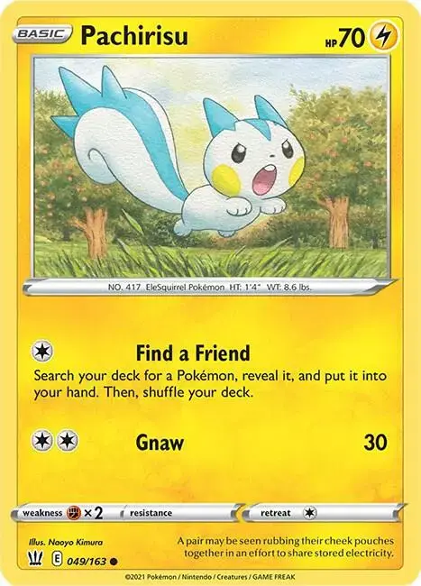 Pachirisu [Reverse Holo] - Pokemon Battle Styles #49
