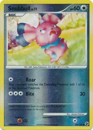 Snubbull [Reverse Holo] - Pokemon Great Encounters #84