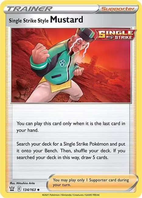 Single Strike Style Mustard [Reverse Holo]