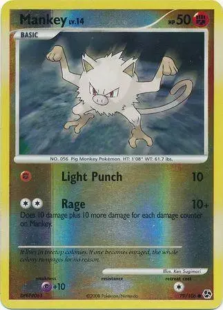 Mankey [Reverse Holo] - Pokemon Great Encounters #79