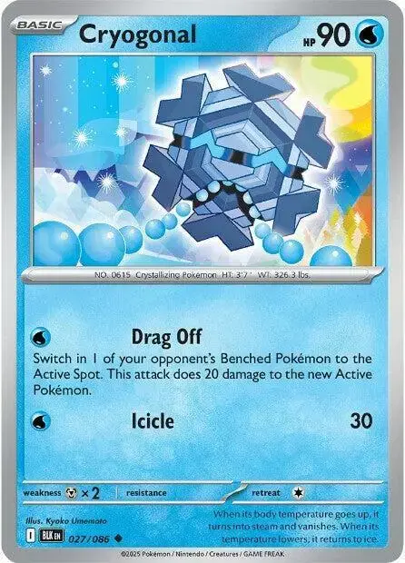 Cryogonal [Reverse] - Pokemon Black Bolt #27