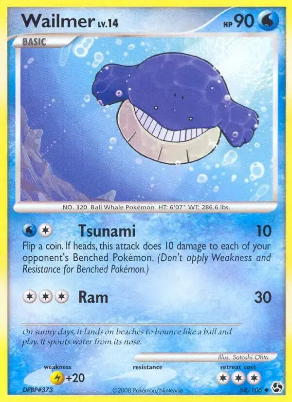 Wailmer - Pokemon Great Encounters #58