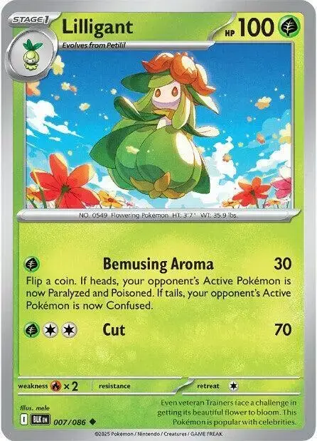 Lilligant - Pokemon Black Bolt #7