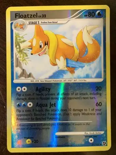 Floatzel [Reverse Holo] - Pokemon Great Encounters #37