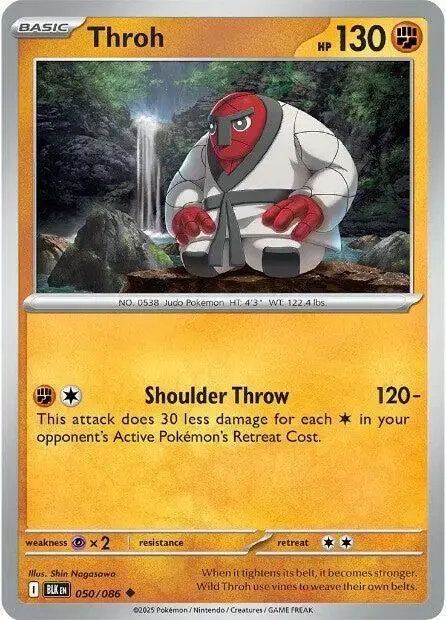 Throh [Reverse] - Pokemon Black Bolt #50