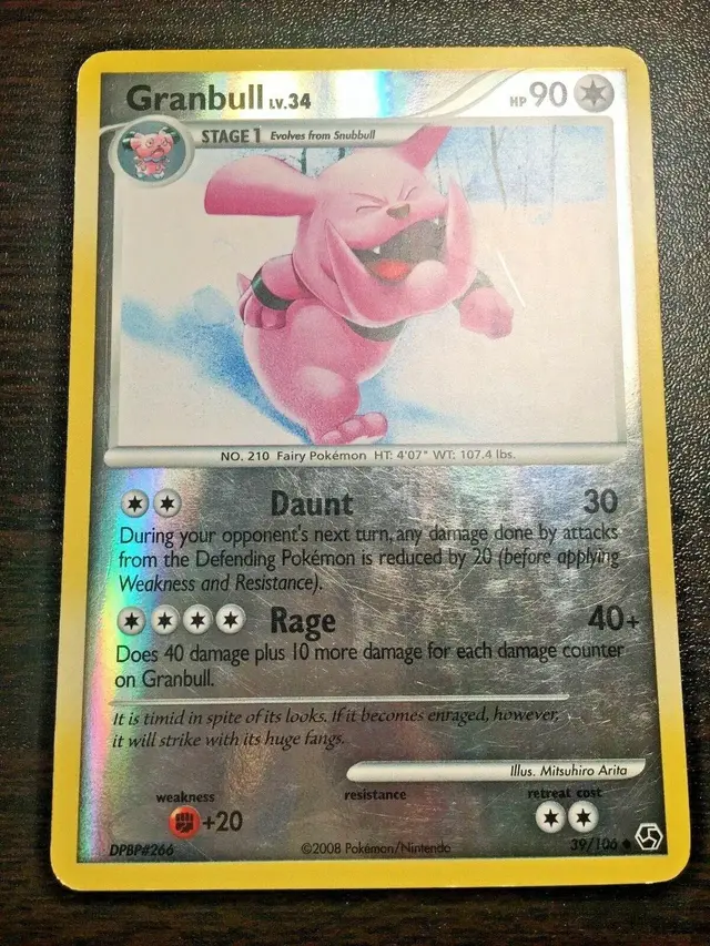 Granbull [Reverse Holo] - Pokemon Great Encounters #39