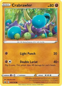 Crabrawler [Reverse Holo] - Pokemon Chilling Reign