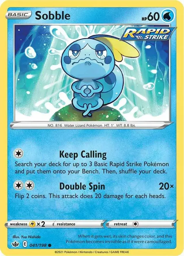 Sobble [Reverse Holo] - Pokemon Chilling Reign #41