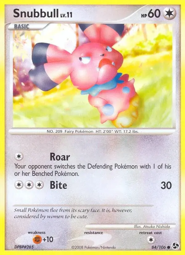 Snubbull - Pokemon Great Encounters #84