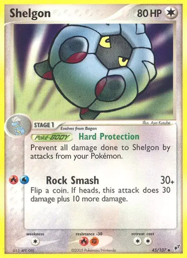 Shelgon - Pokemon Deoxys #45