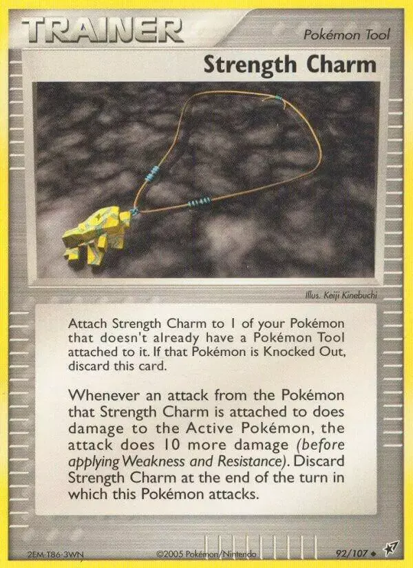 Strength Charm [Reverse Holo] - Pokemon Deoxys #92