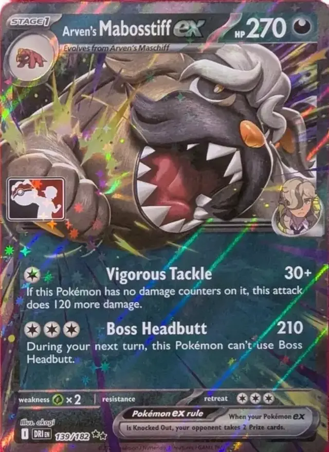 Arven's Mabosstiff Ex [Prize Pack]