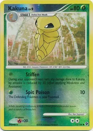 Kakuna [Reverse Holo] - Pokemon Great Encounters #73