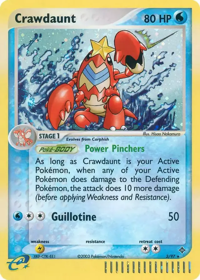 Crawdaunt [Reverse Holo] - Pokemon Dragon #3