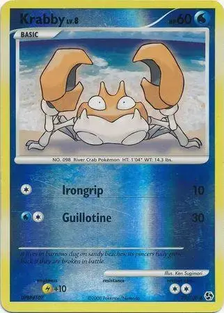 Krabby [Reverse Holo] - Pokemon Great Encounters #75