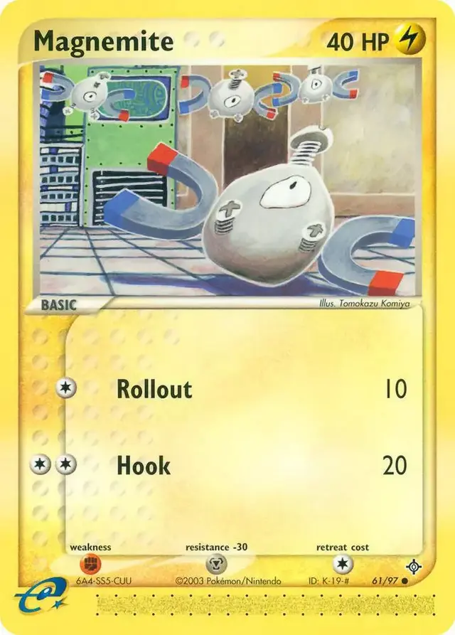 Magnemite [Reverse Holo] - Pokemon Dragon #61