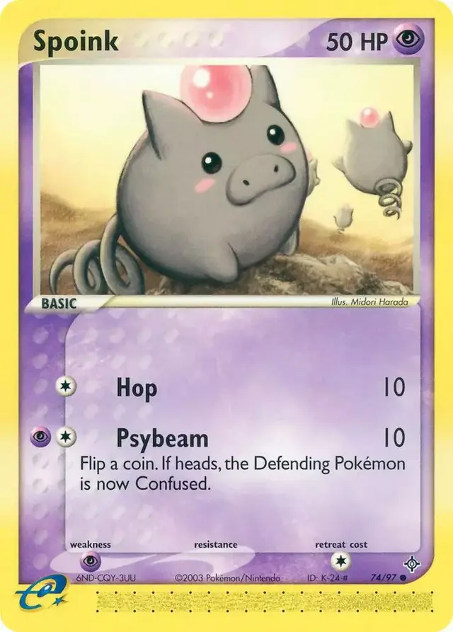 Spoink - Pokemon Dragon #74