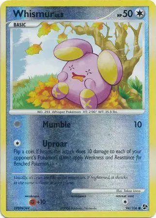 Whismur [Reverse Holo] - Pokemon Great Encounters #94