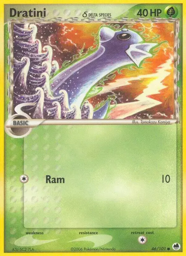 Dratini [Reverse Holo] - Pokemon Dragon Frontiers #46