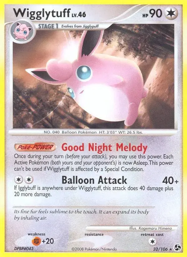 Wigglytuff - Pokemon Great Encounters #32