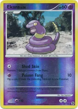 Ekans [Reverse Holo] - Pokemon Great Encounters #66