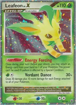Leafeon LV.X #99 - Pokemon Majestic Dawn
