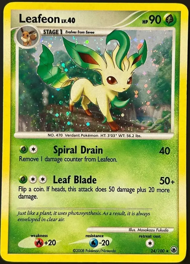 Leafeon [Holo] - Pokemon Majestic Dawn #24