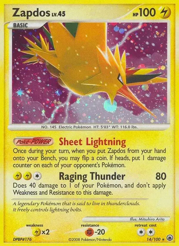Zapdos - Pokemon Majestic Dawn #14