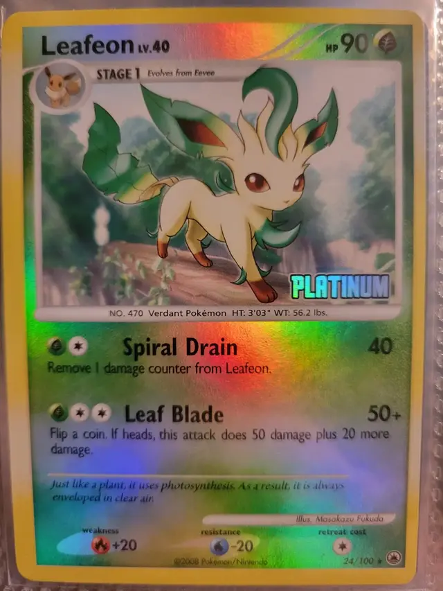 Leafeon [Reverse Holo] - Pokemon Majestic Dawn #24