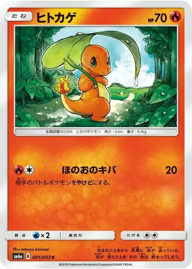 Charmander - Pokemon Japanese Dragon Storm #1