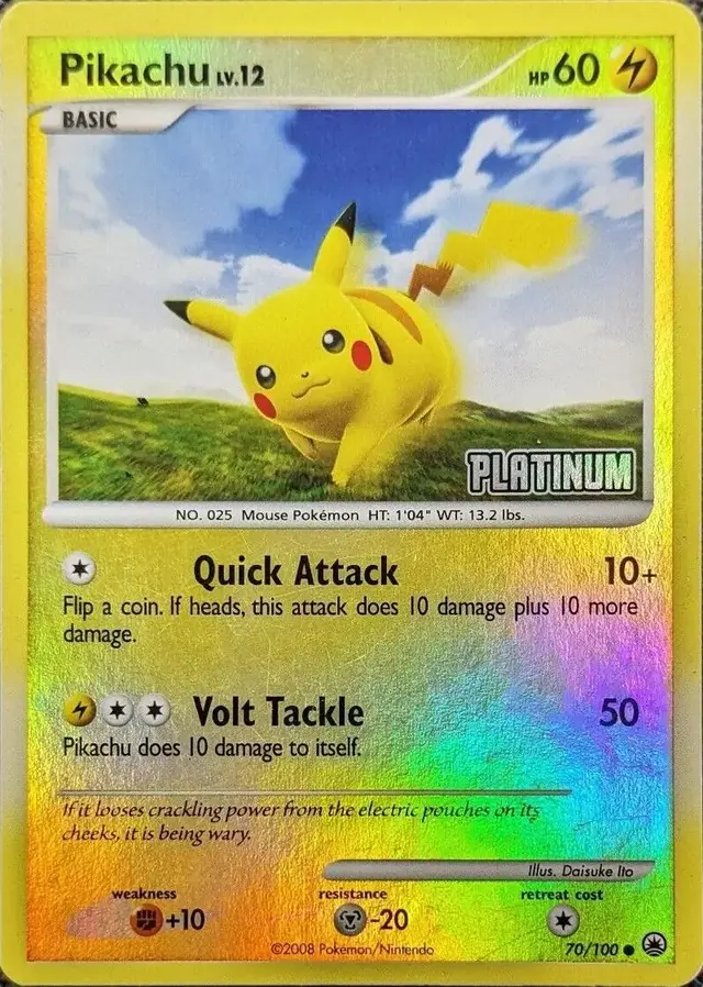 Pikachu [Stamped] - Pokemon Majestic Dawn #70