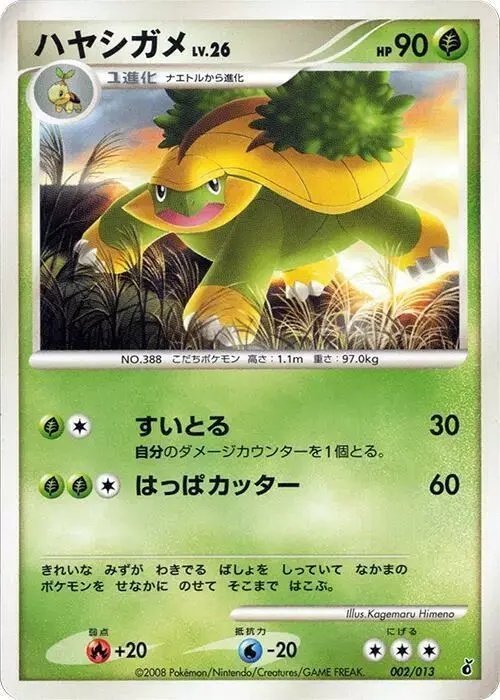 Grotle - Pokemon Japanese Entry Pack DPt #2