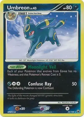 Umbreon [Reverse Holo] - Pokemon Majestic Dawn #32