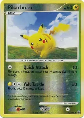Pikachu [Reverse Holo] - Pokemon Majestic Dawn #70
