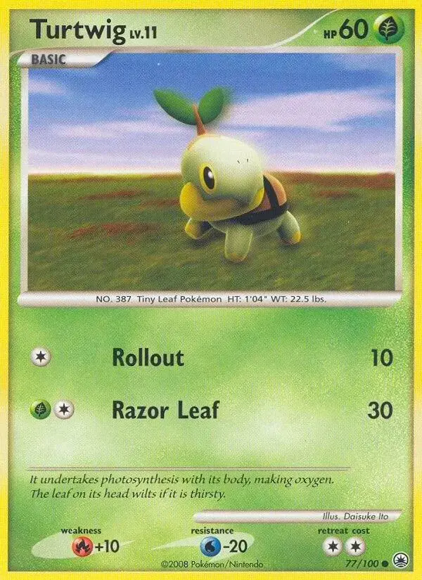Turtwig - Pokemon Majestic Dawn #77