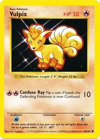 Vulpix [Shadowless]
