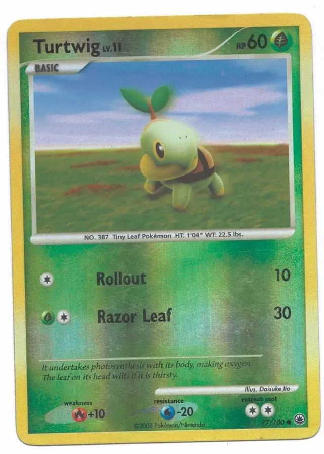 Turtwig [Reverse Holo] - Pokemon Majestic Dawn #77