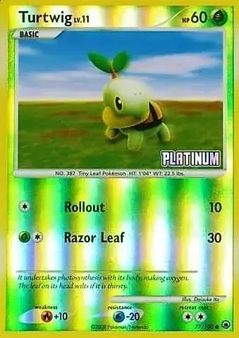 Turtwig [Stamped] - Pokemon Majestic Dawn #77