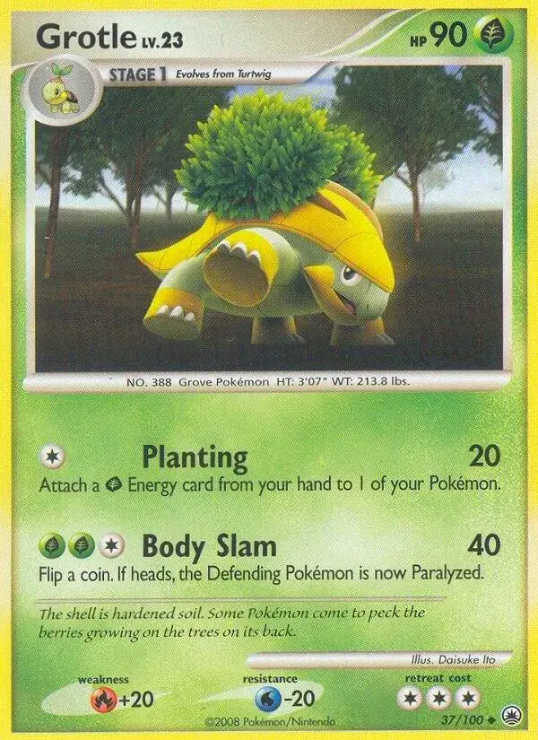 Grotle - Pokemon Majestic Dawn #37
