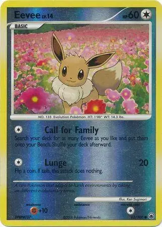 Eevee [Reverse Holo] - Pokemon Majestic Dawn #62