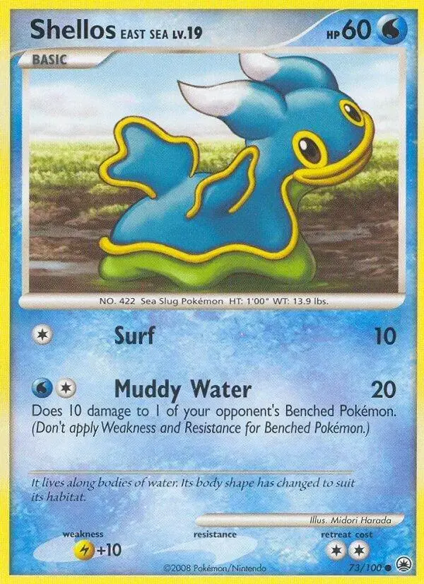 Shellos East Sea - Pokemon Majestic Dawn #73