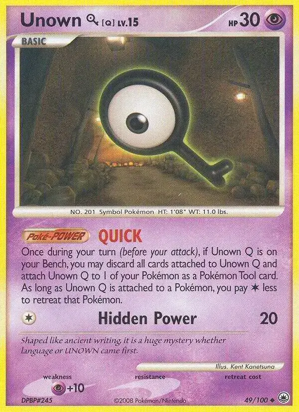 Unown Q - Pokemon Majestic Dawn #49