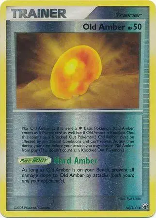 Old Amber [Reverse Holo] - Pokemon Majestic Dawn #84