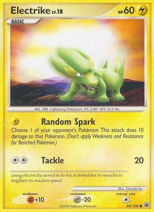 Electrike - Pokemon Majestic Dawn #64