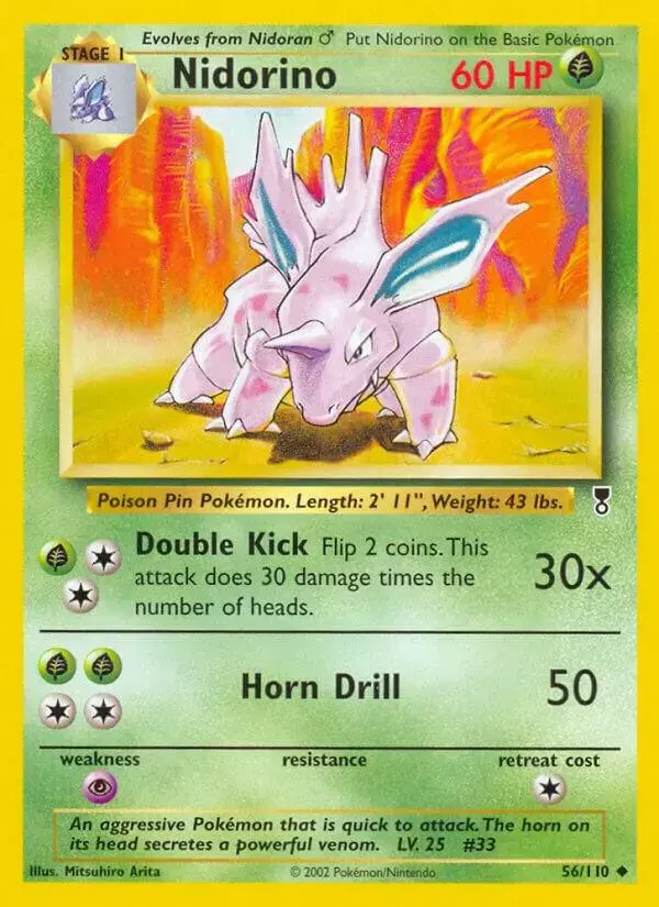 Nidorino - Pokemon Legendary Collection #56