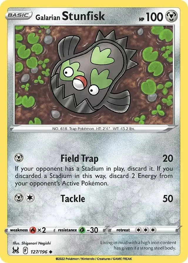 Galarian Stunfisk [Reverse Holo]