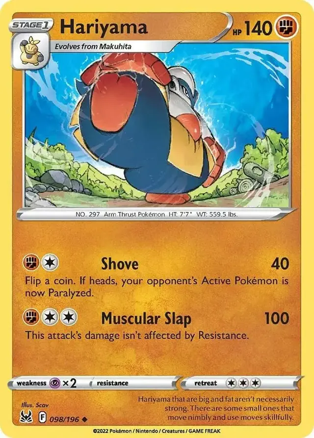 Hariyama [Reverse Holo]