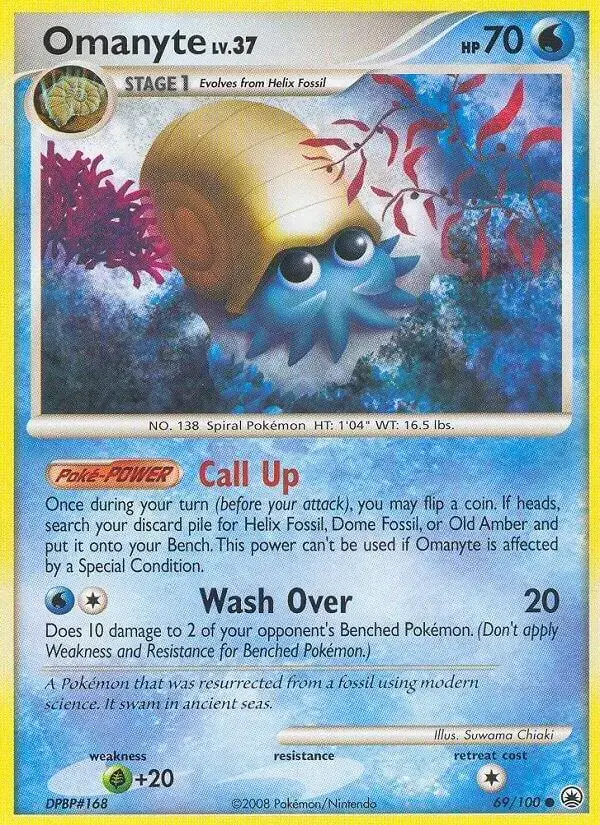 Omanyte - Pokemon Majestic Dawn #69